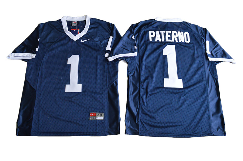 2017 Penn State Nittany Lions Joe Paterno #1 College Football Jersey - Navy Blue->ncaa teams->NCAA Jersey